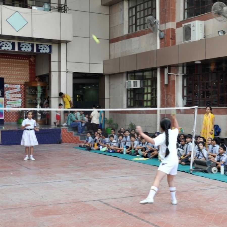Badminton Court at Mind Power International School
